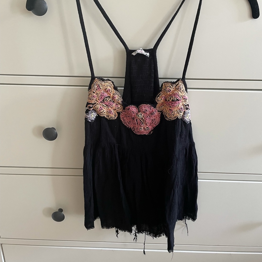 Free People Flower Tank Top
